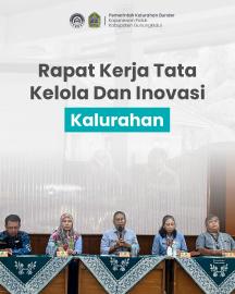 Rapat Kerja Tata Kelola dan Inovasi Kalurahan